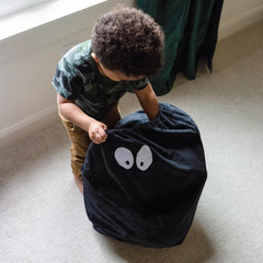 Celestial Buddies Black Hole Buddy facts tag adds space learning at a glance.