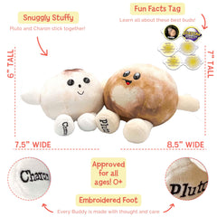 Celestial Buddies Charon Buddy with embroidered features for learning