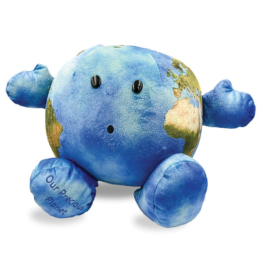 Celestial Buddies Our Precious Planet plush 16-inch shown for cozy classroom decor and learning.