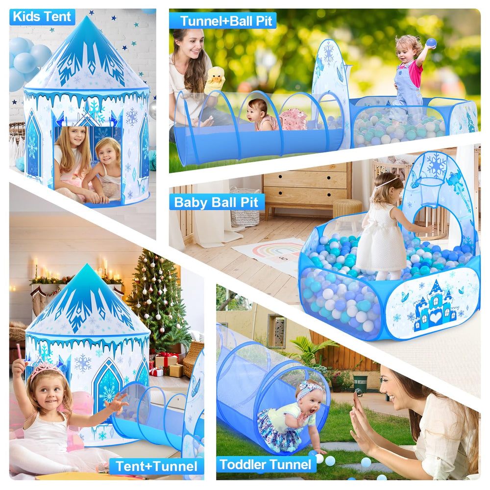 Celontry Toddler Tunnel with Ball Pit supports crawling explorations.