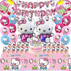 Celunhasev Kitty banner for birthdays adds festive pink flair and clear celebration messaging.