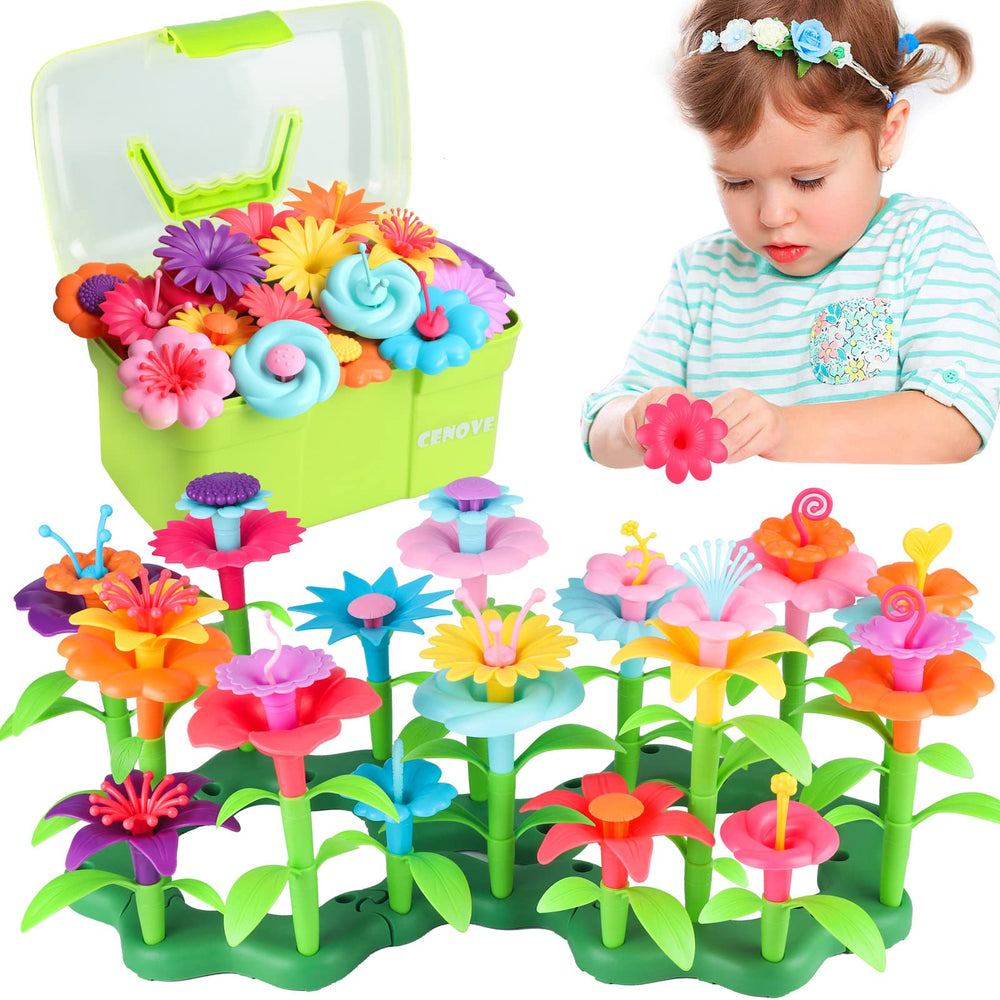 CENOVE flower garden set for interactive STEM play and colorful blooms.