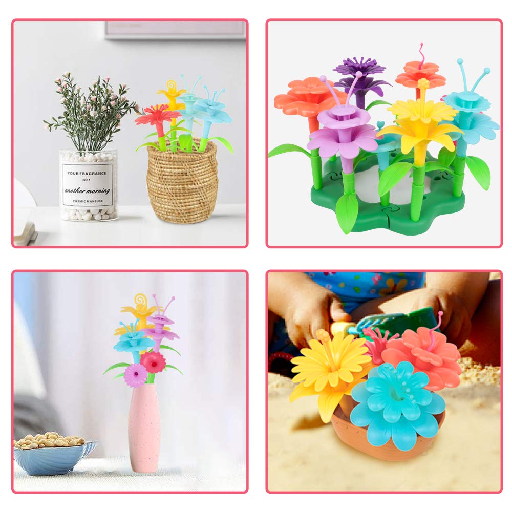 CENOVE creative flower building set encourages imaginative arrangements