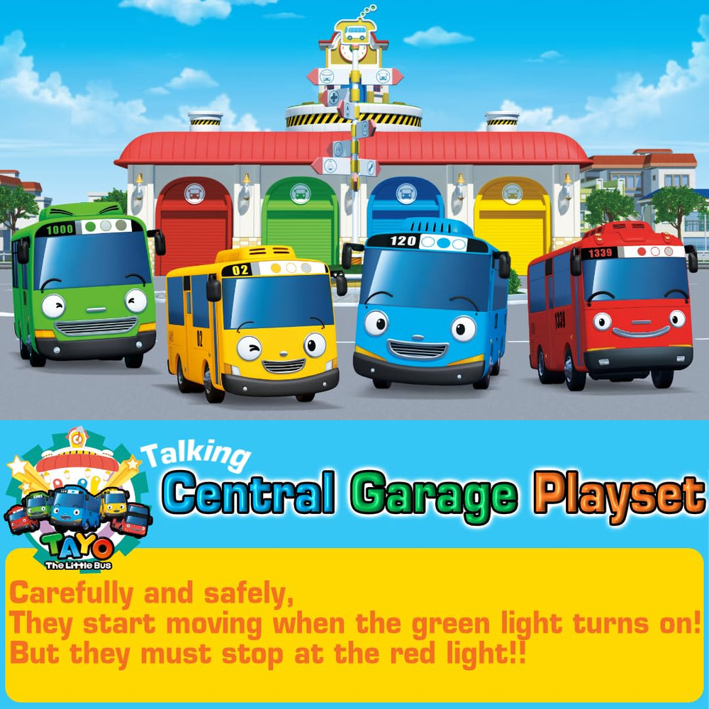 Central Garage maintenance station for pretend repairs and play