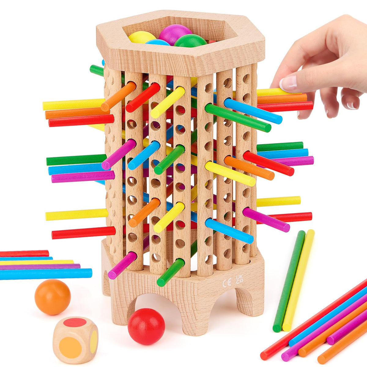 Centtechi Montessori wooden board image highlights family learning setup