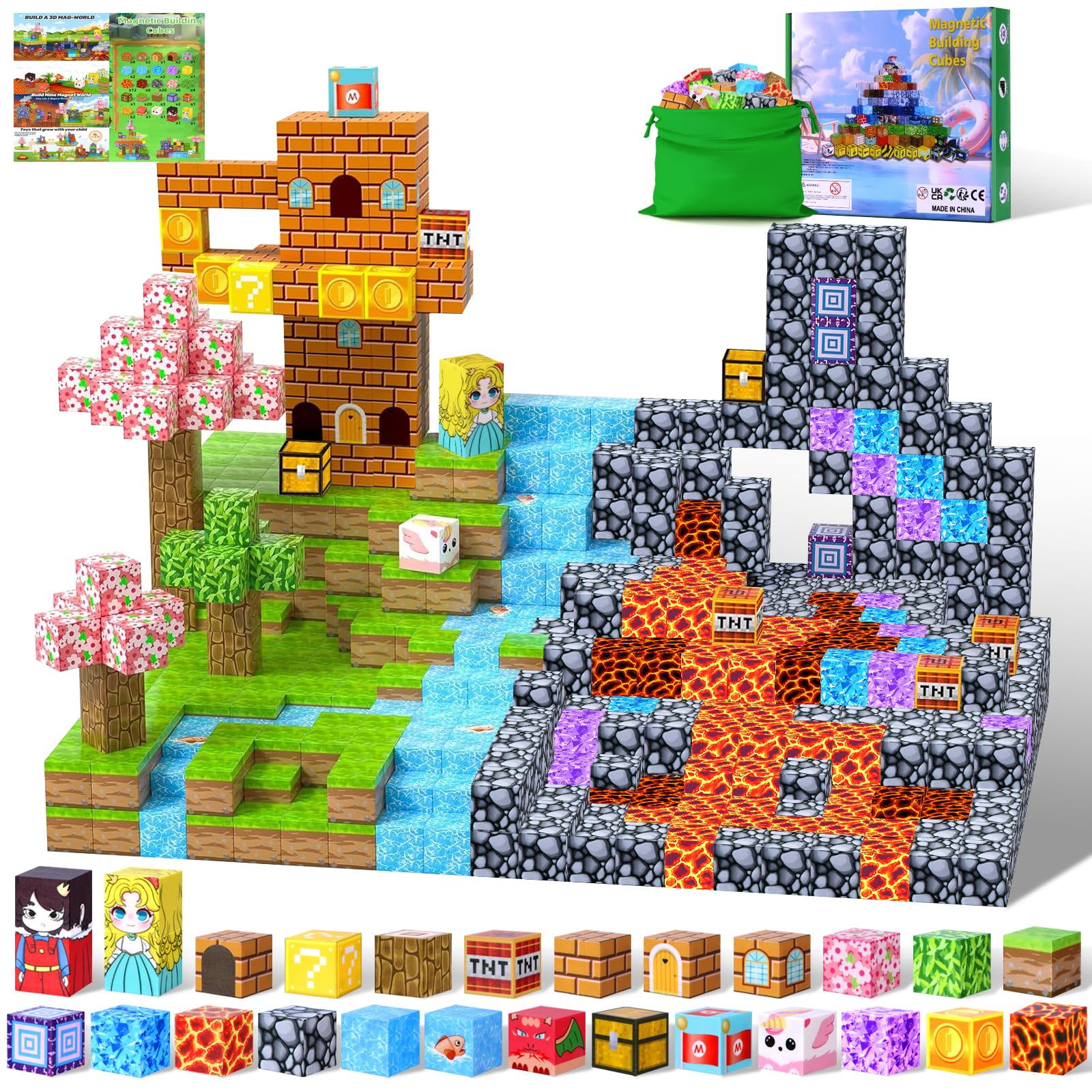 CenXRui 3D magnetic blocks with 1-inch cubes enable hands-on STEM play