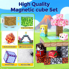 CenXRui blocks feature eight magnets per cube for secure connections