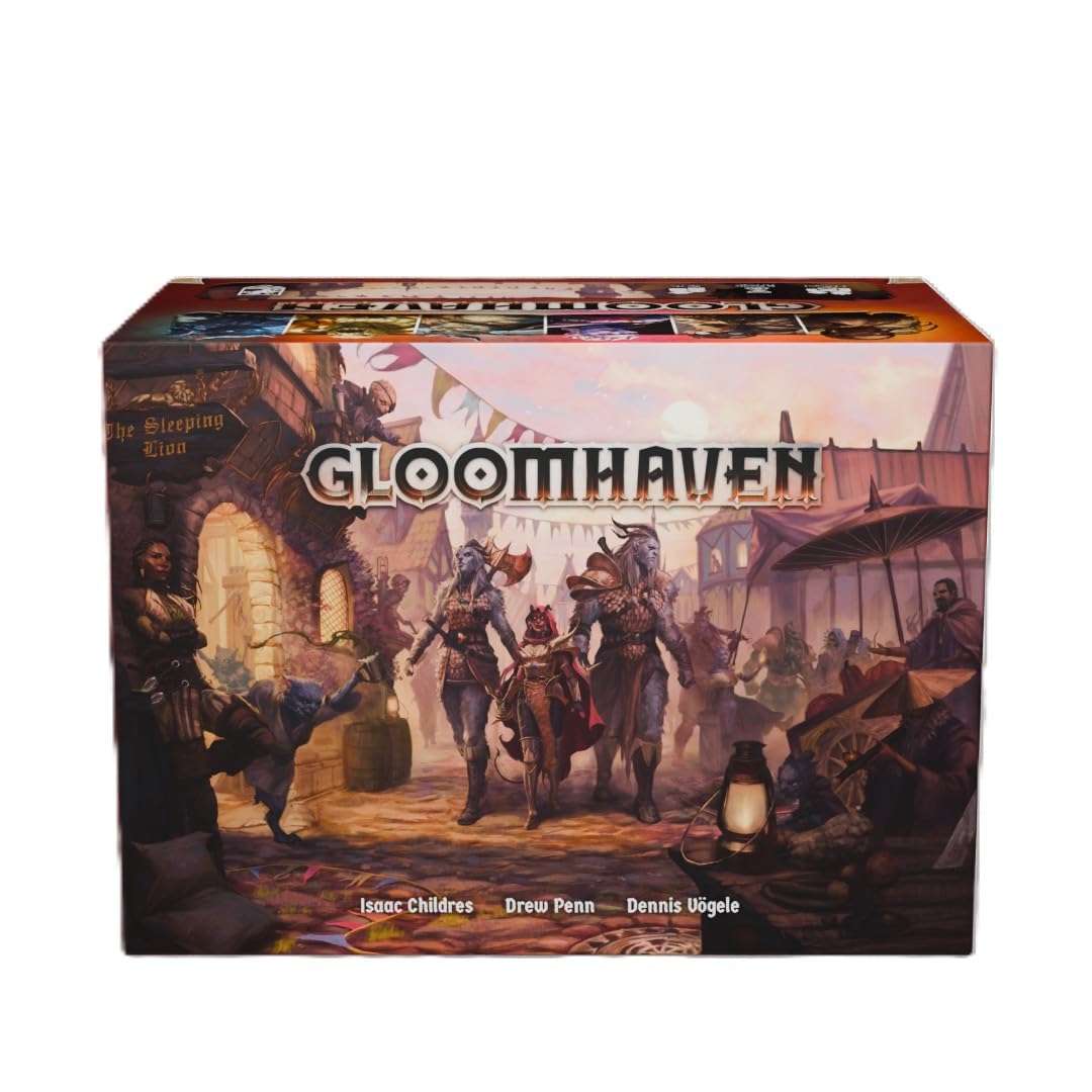 Cephalofair Gloomhaven 2nd Edition box front inviting campaign play.