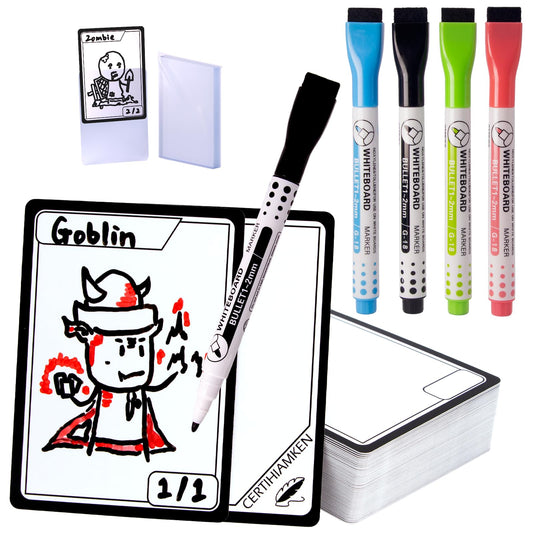 Certihiamken dry erase MTG tokens double sided for quick in game updates