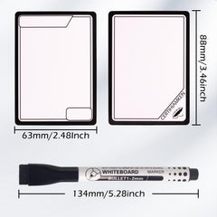 Certihiamken brush tip marker pens in four colors for easy writing and erasing
