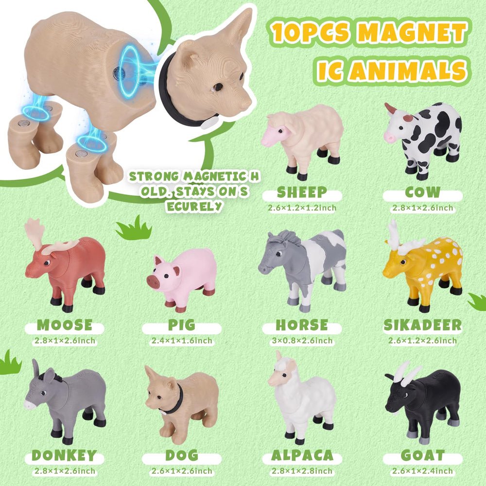 Cessfle alpaca magnet piece supports mix-and-match storytelling opportunities.