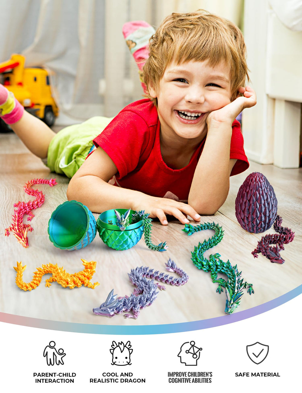 Cessfle bendable dragon claws and tail for interactive storytelling
