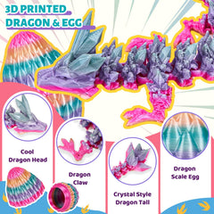 Cessfle gift-ready dragon egg delights kids and teens on birthdays or holidays.