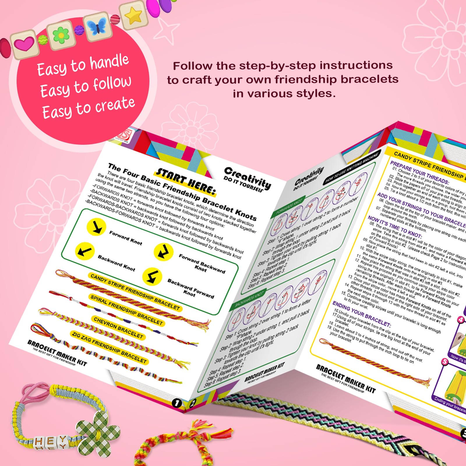 CEUCAL colors and beads offer vibrant options for personalized bracelets