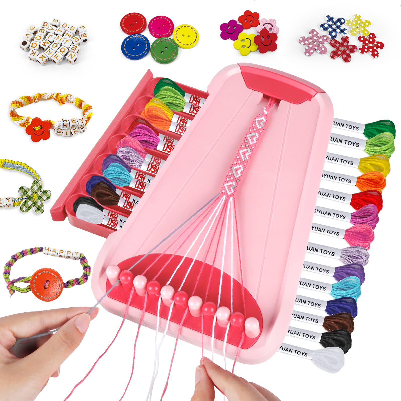 CEUCAL bracelet making kit unboxing contents for creative kids
