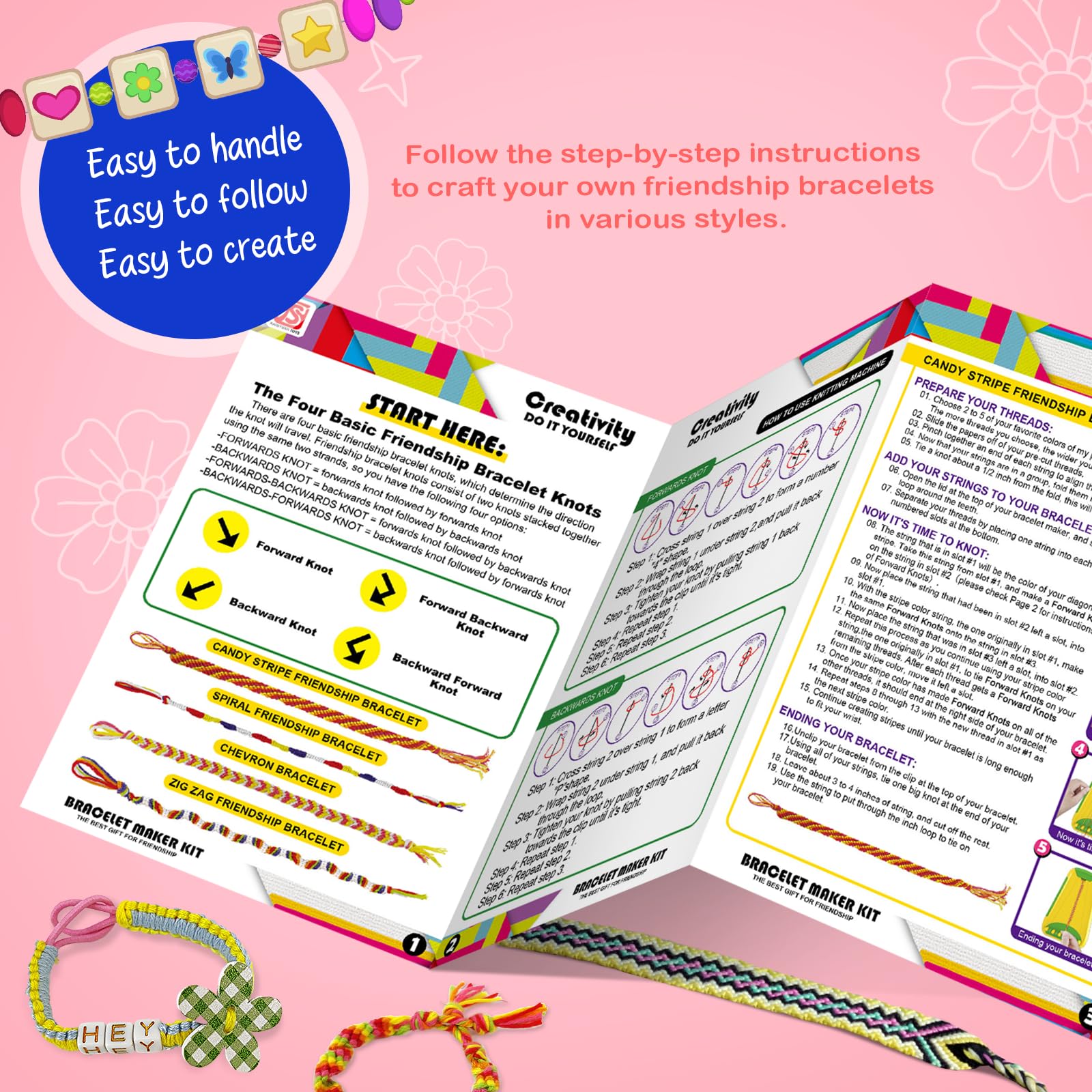 CEUCAL bracelet making kit letter beads enable personalized messages.