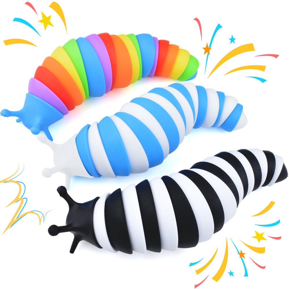 Cevioce fidget slug toy close-up showing a soft tactile grip for stress relief.