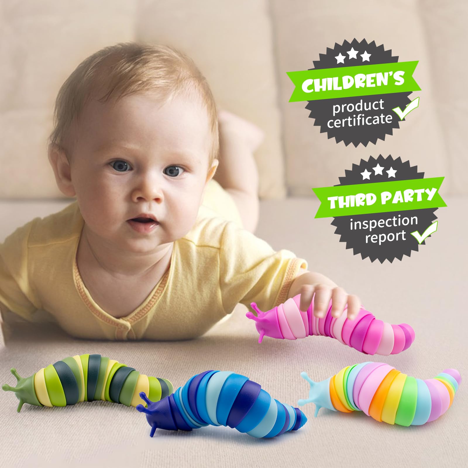 Cevioce slug toy handheld mini pack supports busy hands during work or study.