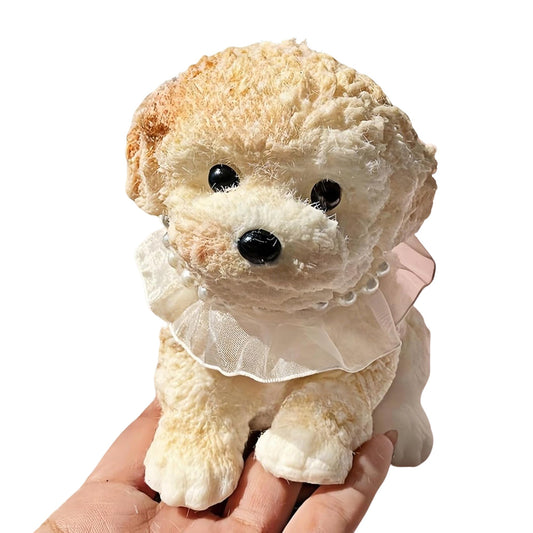 Cevly Taba Squishy Dog yellow close-up showing soft texture for satisfying squish