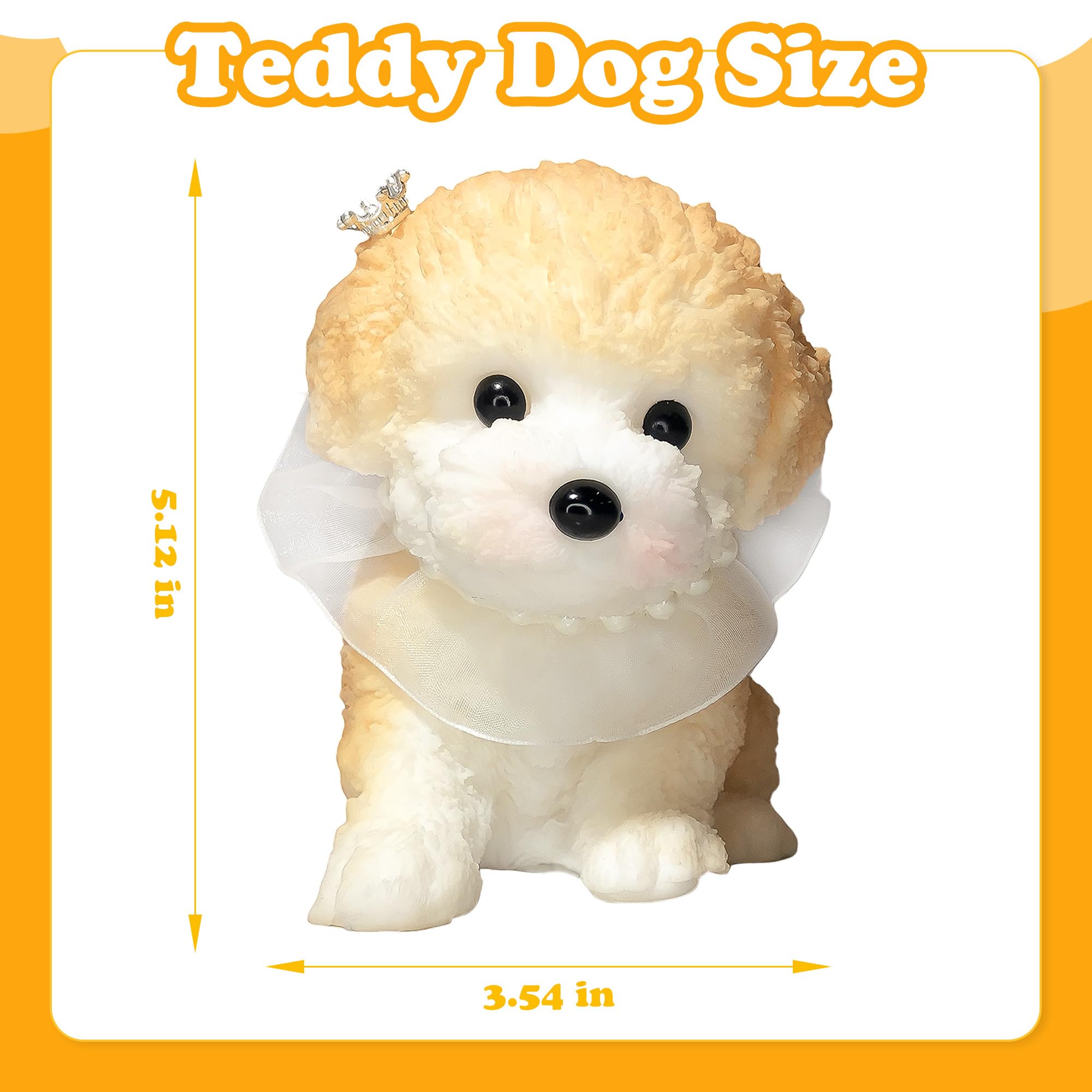 Cevly Taba Squishy Dog yellow durable design withstands frequent squeezes