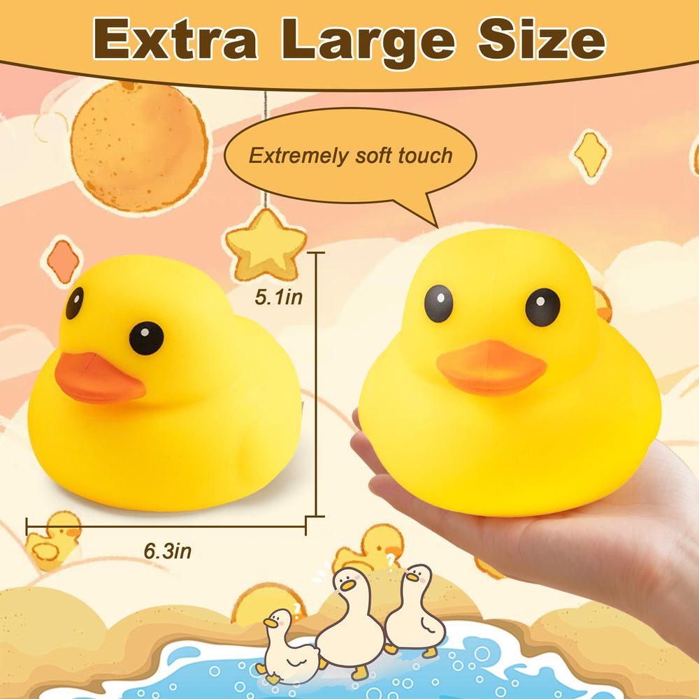 Cevly Duck Squishy Toy on a desk, adds cute decor and mood boost.