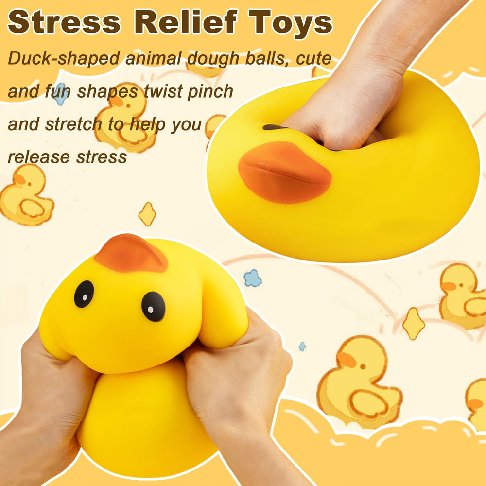 Cevly Duck Squishy Toy as party favor, fun gift for all ages.