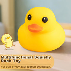 Cevly Duck Squishy Toy squeezed for stress relief on the go.