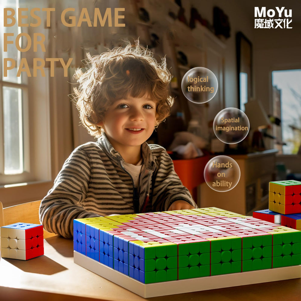 CFMOUR Moyu Meilong 3x3 speed cube made of durable ABS plastic.