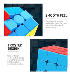 CFMOUR Moyu Meilong 3x3 speed cube vibrant colors aid quick recognition.