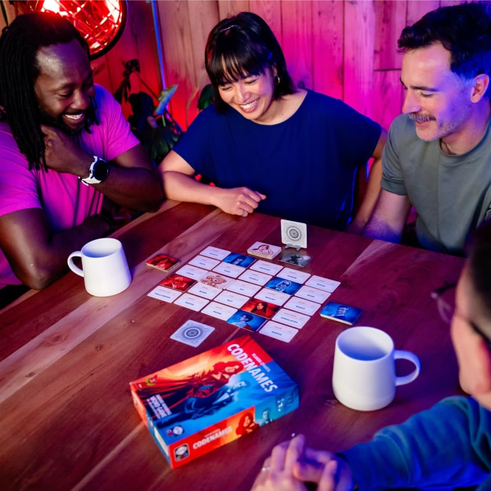 CGE Codenames assassin card highlights high-stakes risk and game-ending tension.