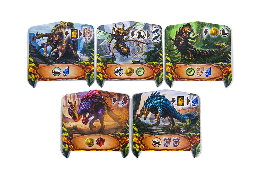 CGE Lost Ruins of Arnak Expedition Leaders box contents and setup components