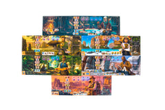 CGE Lost Ruins of Arnak Expedition Leaders starting decks illustrating varied options