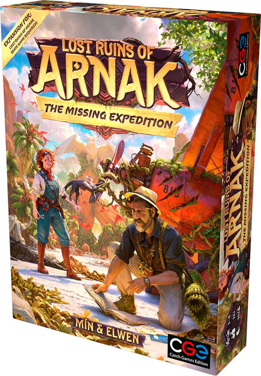 CGE Lost Ruins of Arnak Missing Expedition adds two new expedition leaders for varied two-player play