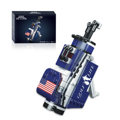 CH NTWH Golf Bag Toy Building Set front view showcasing patriotic desk decor