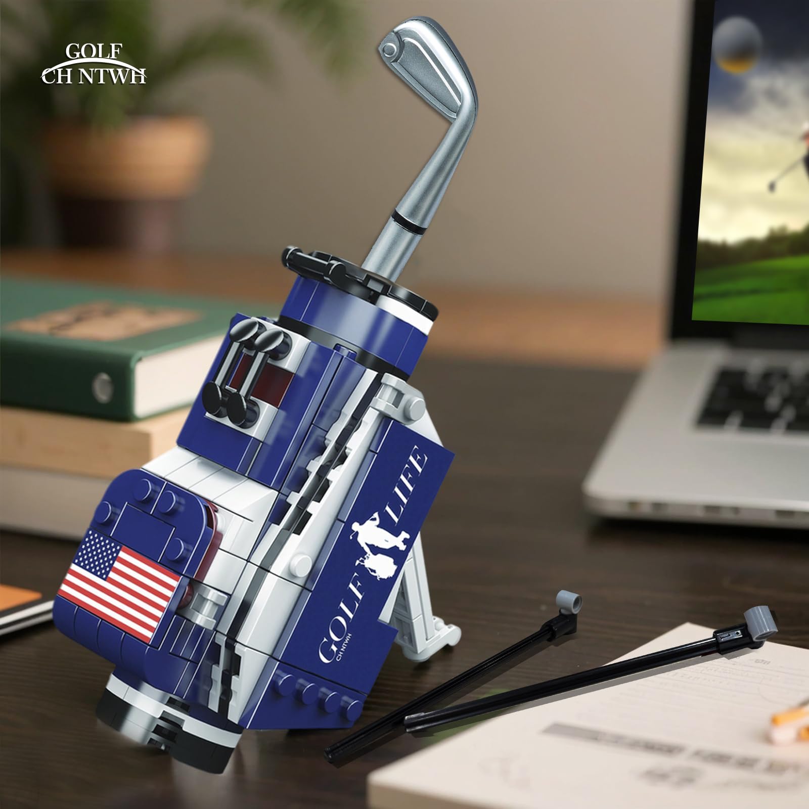 CH NTWH Golf Bag Toy Building Set easy DIY assembly with clear instructions