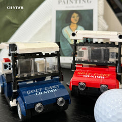 CH NTWH Golf Cart blue party decor scene for events