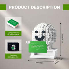 CH NTWH Golf Energy Ball Toy Building Set 30 cards highlighting daily motivation.