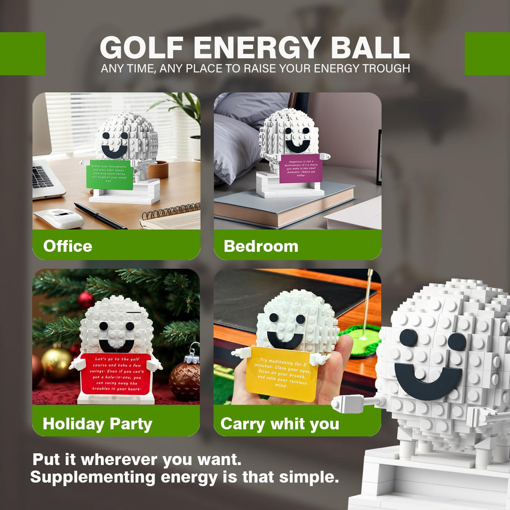 CH NTWH Golf Energy Ball Toy Building Set as a memorable gift for golf lovers.