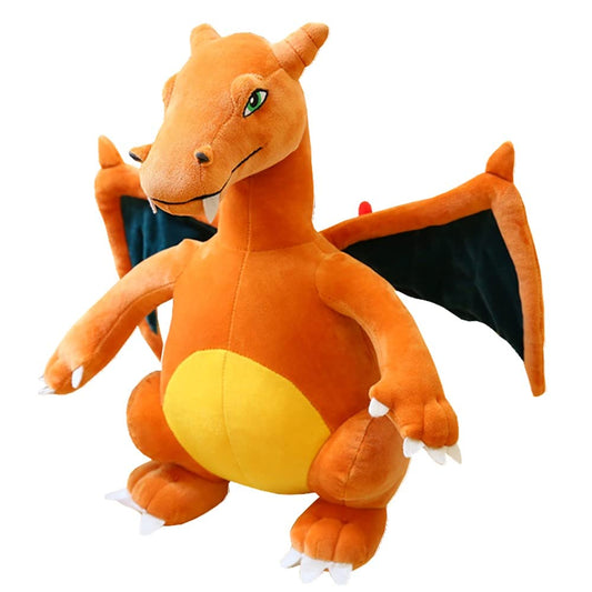 CHAOZI0 Evil Winged Dragon Plush with orange-yellow wings for cozy cuddles
