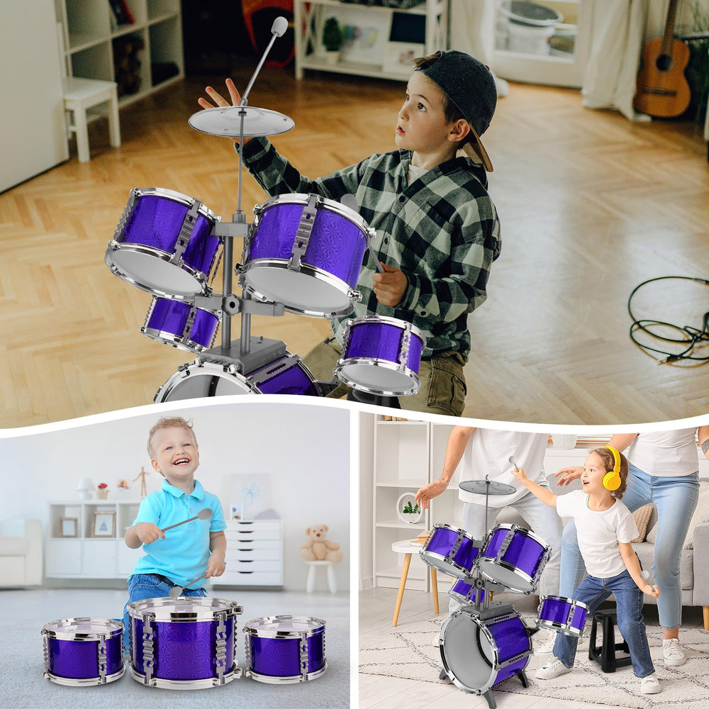 CHADRIGIVS drum set close-up sturdy construction showcases safety