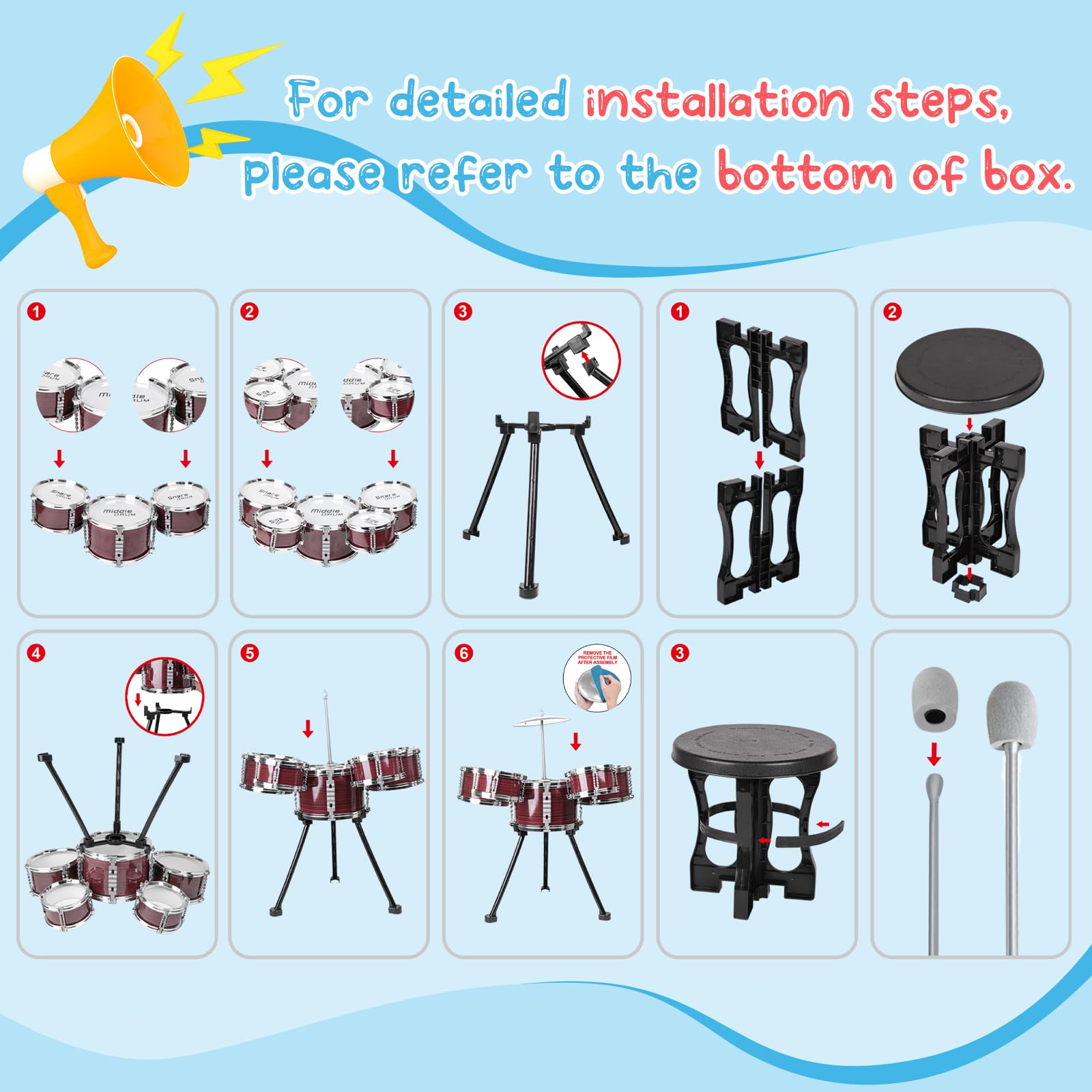 CHADRIGIVS drum cymbal adds bright accents for lively tunes