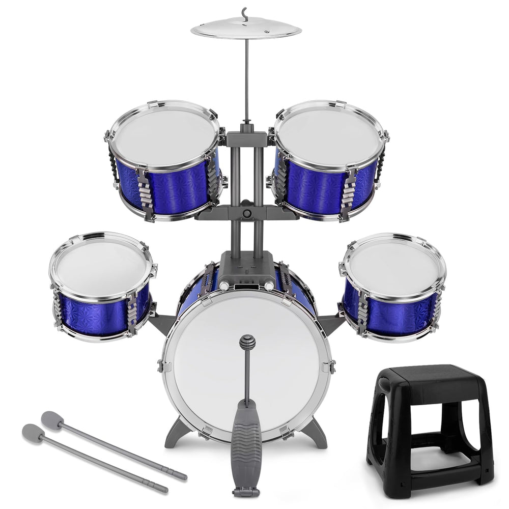 CHADRIGIVS Kids drum set bass drum for beginner rhythm practice and coordination.