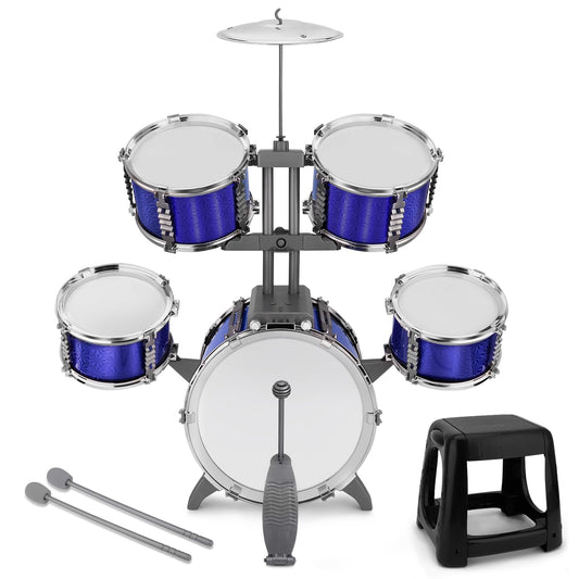 CHADRIGIVS Kids drum set bass drum for beginner rhythm practice and coordination.