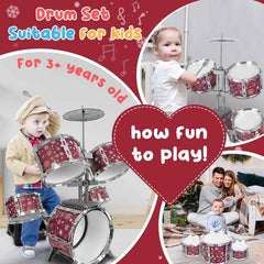 CHADRIGIVS kids drum set center drum 1 offers easy reach for little hands.