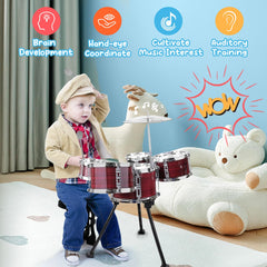 CHADRIGIVS kids drum set in action encourages rhythm learning and motor skills