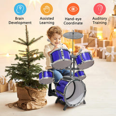 CHADRIGIVS Kids drum set snare drums highlight playful beats for new learners.