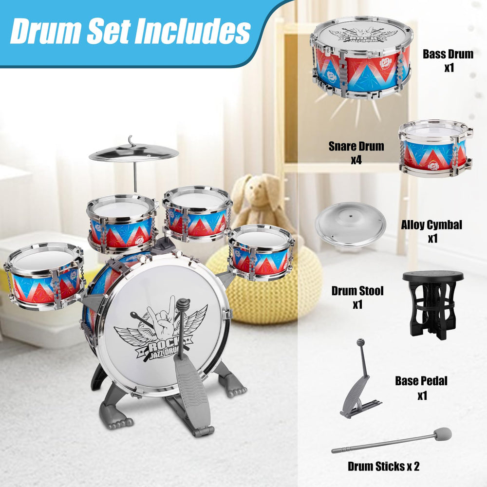 CHADRIGIVS toddler drum set cymbal adds bright accent sounds
