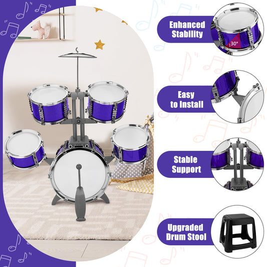 CHADRIGIVS toddler drum set safe materials for durable play