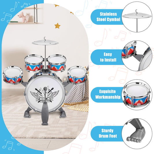 CHADRIGIVS toddler drum set snare drum 1 for energetic rhythms