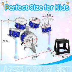 CHADRIGIVS two small drums add texture and rhythm variety.
